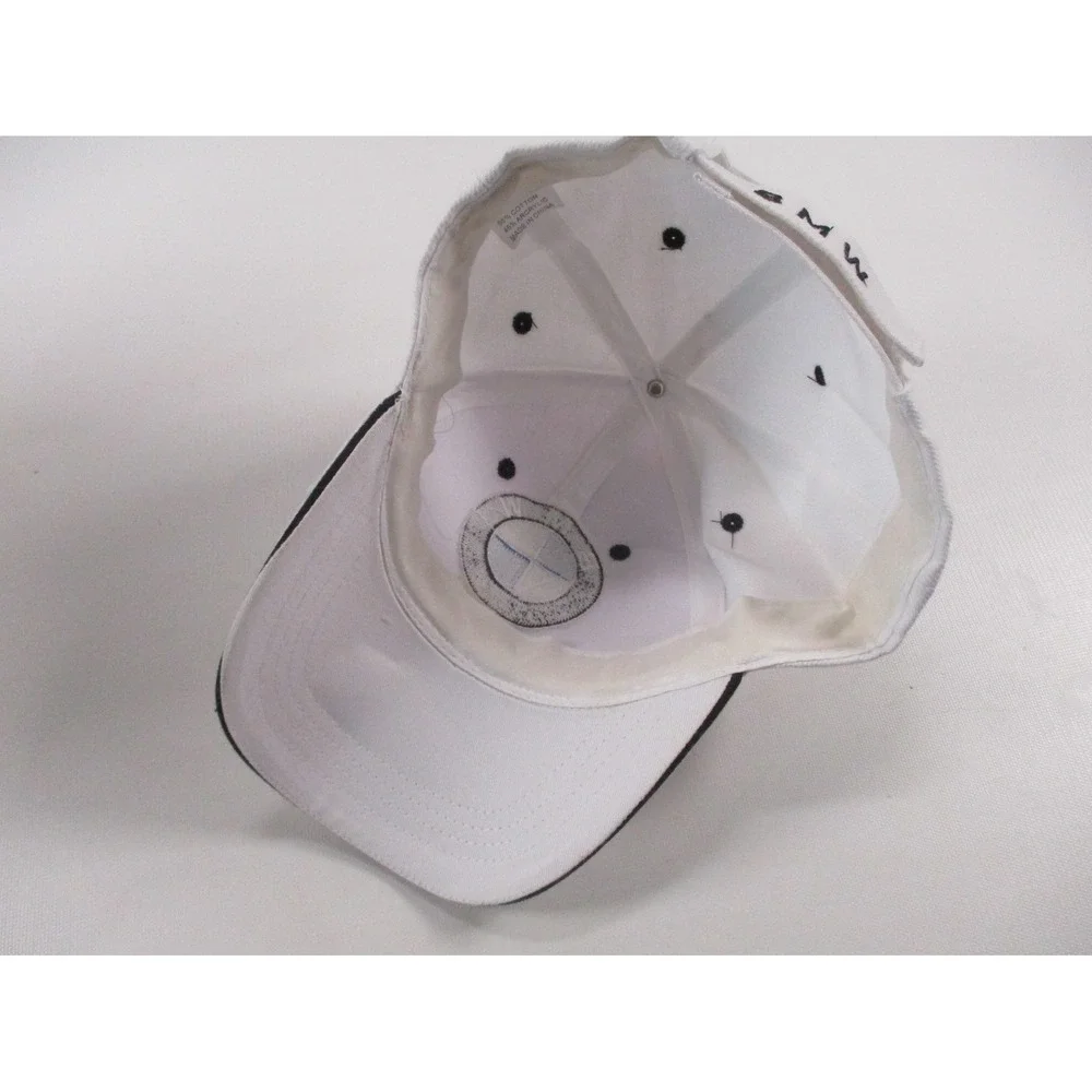 BMW Hat Cap Strap White Adult Embroidered‎ Dad Hat Cars Big Logo